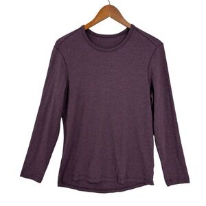LULULEMON Shirt Basic Long Sleeve Tee Purple